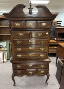 Johnston Tombigee Cherry Queen Anne highboy