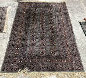 4'2 x 5'9 Afghan Hand Knotted Wool Rug
