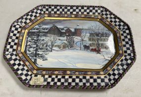 MacKenzie Childs MacLachaln Third Edition 2003 Platter