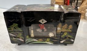 Japanese Hand Painted Jewelry Box