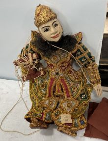 Vintage Burmese Hand Crafted Puppet