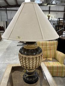 Large Ceramic Urn Table Lamp