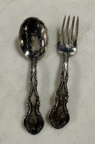 Gorham Strasbourg Sterling Spoon and Fork