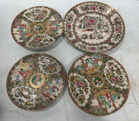 Chinese Famille Rose Medallion Plates
