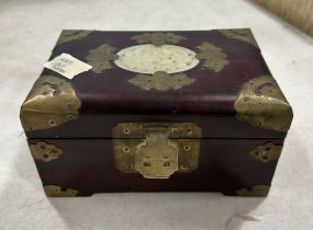 Jewelry Box with Jade Medallion