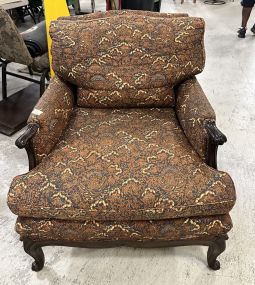 French Style Upholstered Arm Chair