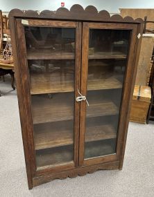 Vintage Oak Two Door Cabinet