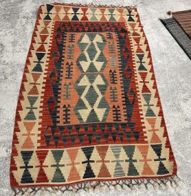 3'5 x 5'9 Turkish Kilim Wool rug