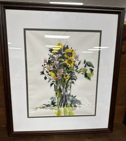 Stephens Still Life Watercolor Flowers