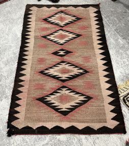 2'6 x 3'8 Ajmeri Camel Wool Jute Kilim Rug