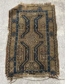 1'8 x 2'5 Turkish Hand Knotted Wool Rug