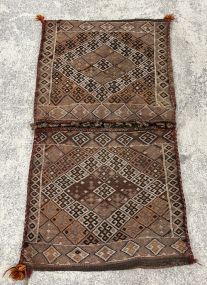 1'10 x 3'3 Turkish Kilim Handmade Saddle Bag