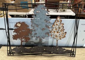 Iron Tree Wall Art