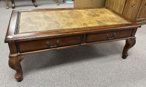 Cherry Traditional Style Coffee Table