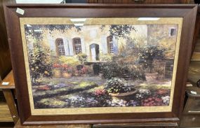 Framed Courtyard Print