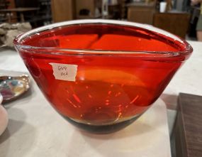 Red Art Glass