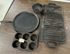 Group of Cast Iron Cooking Ware
