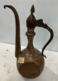 Persian Vintage Brass Pitcher