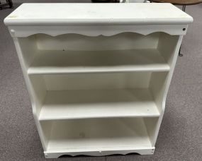 White Painted Bookcase