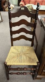 Provincial Ladderback Woven Side Chair