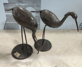 Pair of Decorative Crane Statues