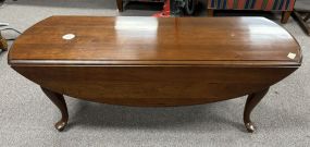 Cherry Queen Anne Drop Leaf Coffee Table