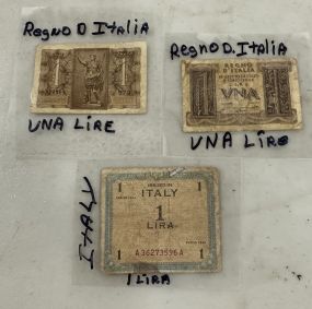Regno Italia Lira Notes