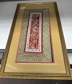 Framed Asian Silk