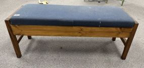 Late 20th Century Pine Sitting Bench