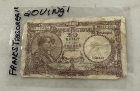 Francs Tresorer 20 Vingt