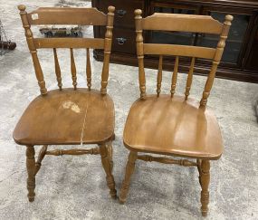 Country Style Maple Side Chair