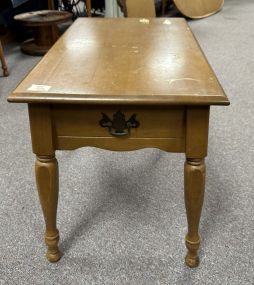 Late 20th Century Maple Lamp Table