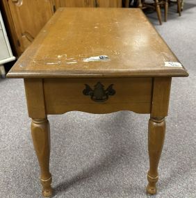 Late 20th Century Maple Lamp Table