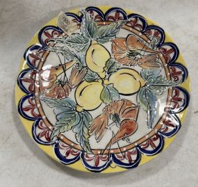 Sandra Parker Hand Painted Plat