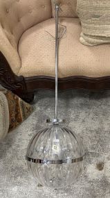 Contemporary Glass Globe Hanging Light Fixture