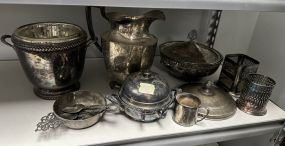 Collection of Silver Plate Serving Pieces