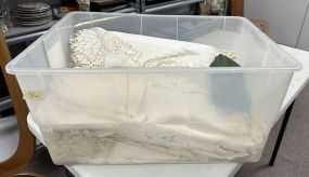Box Lot of Table Linens