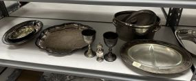 Group of Silver Plate Serving Pieces