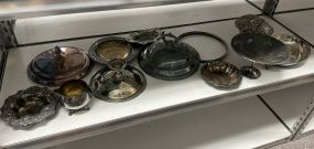 Group of Silver Plate Serving Pieces