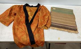 Japanese Coat and Table Runner