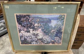 Monet Replica Framed Flower Print