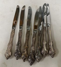 7 Silver Plate Dinner Knives