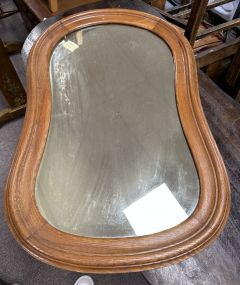 Victorian Style Mahogany Wall Mirror