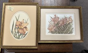 Signed Haynes Print and Framed Print of Flowers