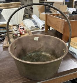 Primitive Brass Cooking Pot