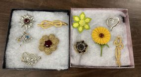 Collection of Decorative Costume Pins