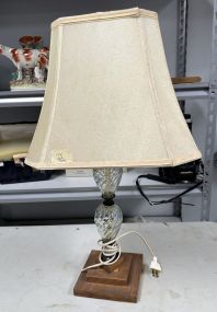 Swirl Glass Style Table Lamp
