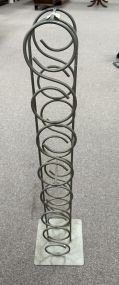 Metal Contemporary Wine Rack