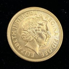 2000 British Queen Elizabeth II Gold Sovereign