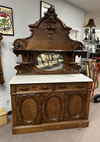 Antique Victorian Mahogany Sideboard